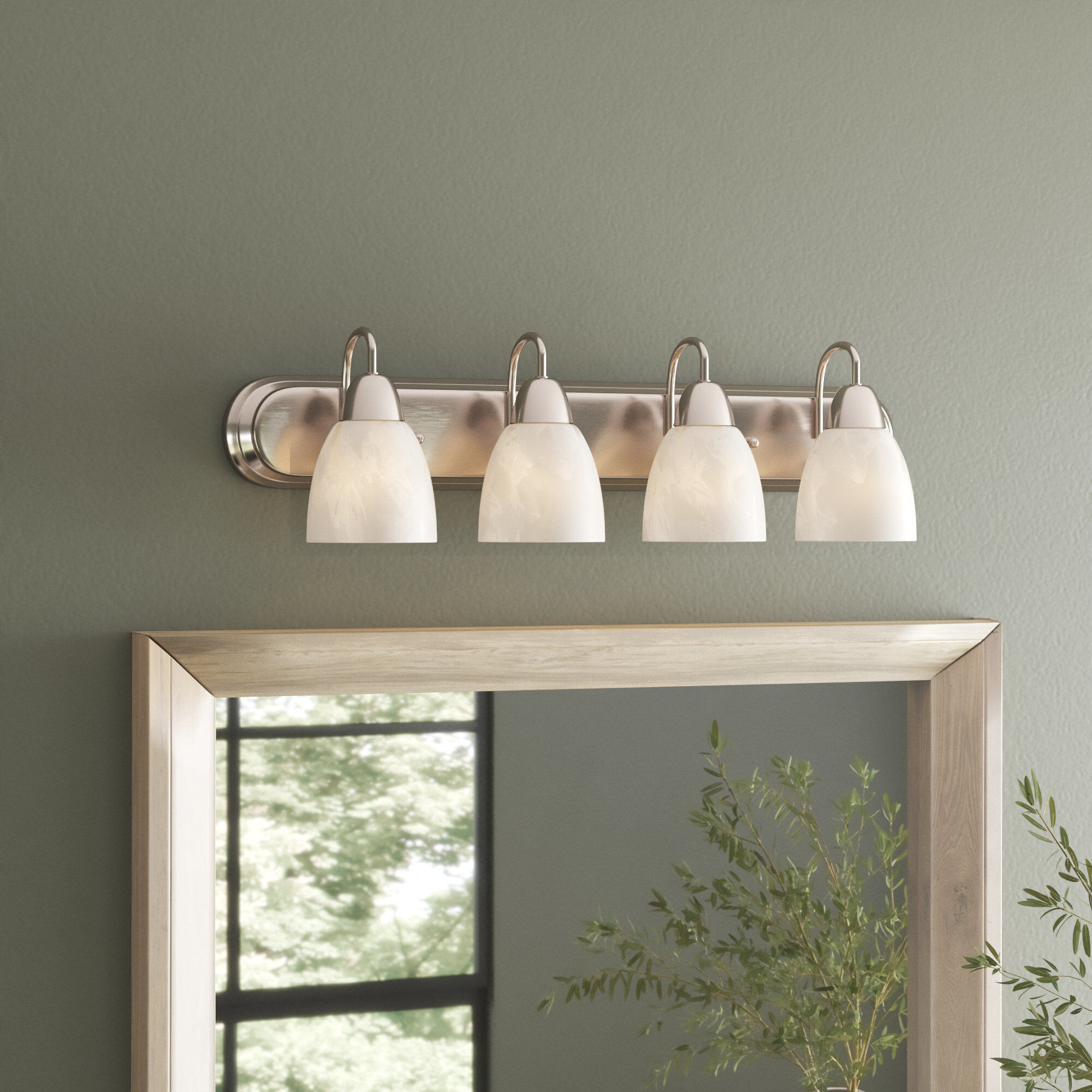 Torino 4 Light 30 inch Brushed Nickel Bath Bar Wall Light